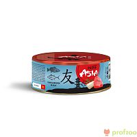 Изображение Prime Asia консервы Тунец с рыбой групер в желе для кошек 85г от магазина Profzoo