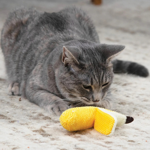 Изображение Petstages игрушка Dental Банан с кошачьей мятой для кошек от магазина Profzoo фото 3