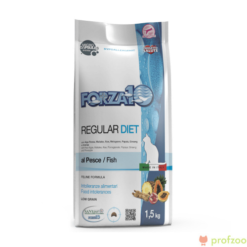 Изображение Forza10 Cat Reg Diet Диета Рыба для кошек 400г от магазина Profzoo