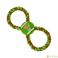 Изображение Игрушка Buckle-Down "Грут" зеленый мячик на веревке от магазина Profzoo