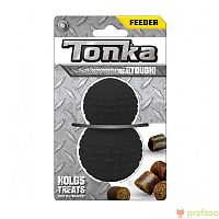 Изображение Игрушка-дозатор для лакомств рифленый 8мм черный 8,9мм Tonka от магазина Profzoo
