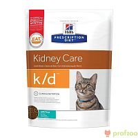 Хиллс Диета KD Kidney Care Тунец для кошек при патологии почек 400г