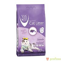 Изображение VAN CAT Lavender 10кг комкующийся без пыли с ароматом лаванды от магазина Profzoo