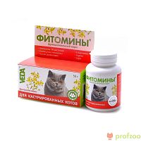 Изображение Фитомины фитокомплекс для кастрированных котов 50г VEDA  от магазина Profzoo