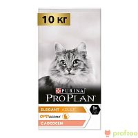 Изображение Проплан Elegant Derma Лосось для кошек 10кг от магазина Profzoo