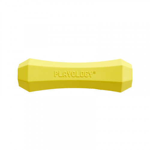Изображение Playology игр. Жевательная палочка Squeaky Chew Stick с ароматом курицы большая желтая для собак от магазина Profzoo фото 4
