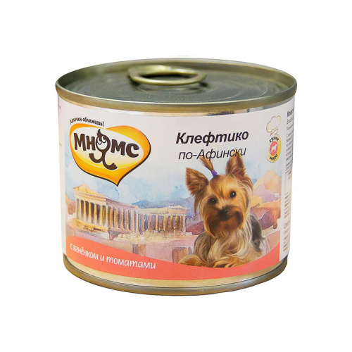 Изображение Мнямс Delicatesse консервы Клефтико по-Афински (ягненок с морковью) для собак 200г от магазина Profzoo фото 2