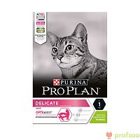 Изображение Проплан Delicate Ягненок для кошек 1,5кг от магазина Profzoo