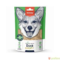 Изображение Wanpy Dog Сублимированное лакомство "Утиная грудка" для собак 40г от магазина Profzoo