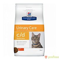 Хиллс Диета CD Urinary Care Курица для кошек 5кг