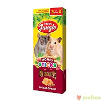 Happy Jungle палочки Мёд+Орехи для хомяков и крыс 3х30г