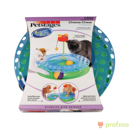 Изображение Petstages игрушка Трек 2 мячика II для кошек от магазина Profzoo