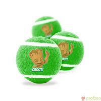 Изображение Игрушка Buckle-Down "Грут" зеленые теннисные мячики (3шт) от магазина Profzoo