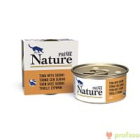 Изображение Prime Nature консервы Тунец с сурими в желе для кошек 85г от магазина Profzoo