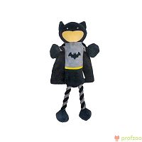 Изображение Игрушка-пищалка веревочная Buckle-Down "Бэтмен" мультицвет от магазина Profzoo