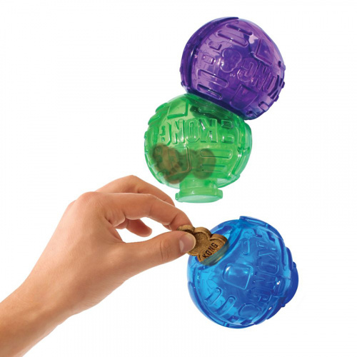 Изображение Kong игр. Lock-It мячи для лакомств 3шт для собак от магазина Profzoo фото 2