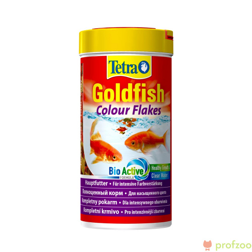 Тетра Goldfish Color 250мл (хлопья)