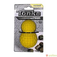 Изображение Игрушка-дозатор для лакомств рифленый 8мм желтый 8,9см Tonka от магазина Profzoo