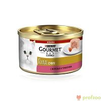 Гурмэ Голд консервы паштет Форель с томатами для кошек 85г