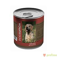 Изображение Дог Ланч консервы Мясное ассорти в желе для собак 750г от магазина Profzoo
