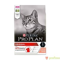 Изображение Проплан Лосось с рисом для кошек 1,5кг от магазина Profzoo