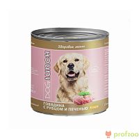 Изображение Дог Ланч консервы Говядина, рубец и печень в соусе для собак 750г от магазина Profzoo