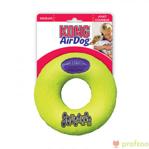 Изображение Kong игр. Air "Кольцо" среднее 12см для собак от магазина Profzoo