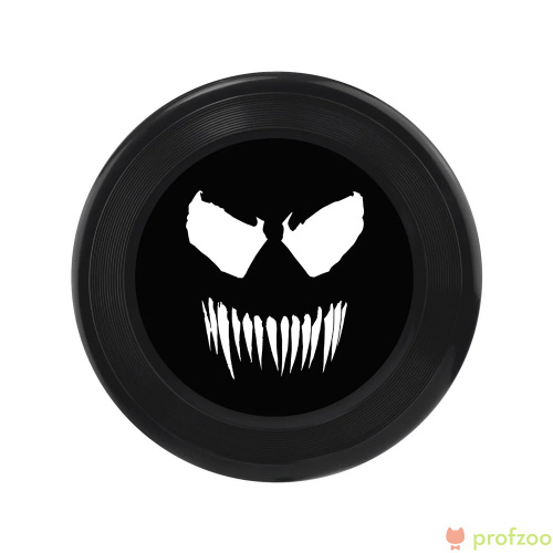 Изображение Игрушка Buckle-Down фрисби "Веном" черный от магазина Profzoo