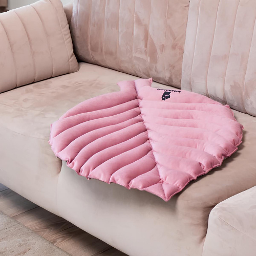 Изображение Лежанка Mr.Kranch для собак "Листочек" средняя 90х65х5см розовая от магазина Profzoo фото 3