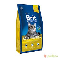 Изображение Brit Premium Cat Adult Лосось для взрослых кошек 2кг от магазина Profzoo