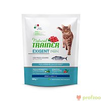 Trainer Natural Cat Exigent Adult Пеламида для приверед.кошек 300г