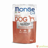 Изображение Monge Dog Grill пауч Лосось для собак 100г от магазина Profzoo