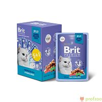 Изображение Brit Premium паучи 5+1 Перепелка в желе для стерил.кошек 85г от магазина Profzoo
