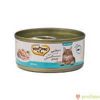 Изображение Мнямс Delicatesse консервы Тунец в нежном желе для кошек 70г от магазина Profzoo