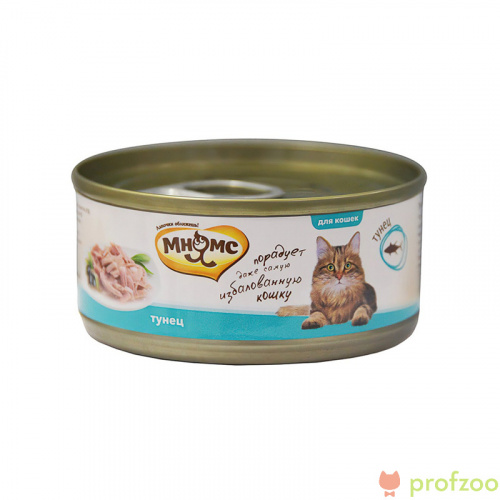 Изображение Мнямс Delicatesse консервы Тунец в нежном желе для кошек 70г от магазина Profzoo