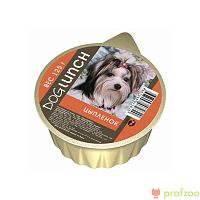 Изображение Дог Ланч консервы крем-суфле Цыпленок для собак 125г от магазина Profzoo