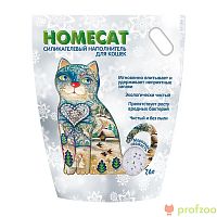 Изображение HOMECAT 7,6л Морозная свежесть силикагель от магазина Profzoo