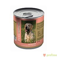 Изображение Дог Ланч консервы Ягненок с потрошками и рисом в желе для собак 750г от магазина Profzoo