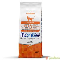 Изображение Monge Cat Monoprotein Sterilised Утка для стерилизованных кошек 10кг от магазина Profzoo