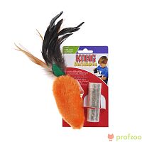 Изображение Kong игр."Морковь" 15см плюш с тубом кошачей мяты от магазина Profzoo