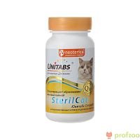 Изображение Витамины UNITABS SterilCat с Q10 для кошек 120 таб. от магазина Profzoo