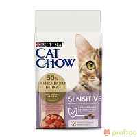 Изображение Кэт Чау Лосось чувств.пищеварение для кошек 1,5кг + 500г от магазина Profzoo