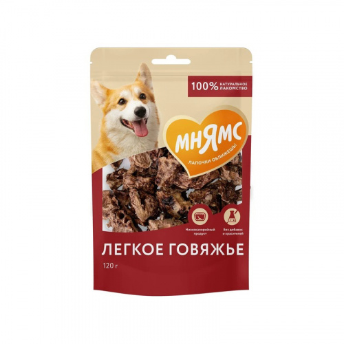 Изображение Мнямс "Легкое говяжье" для собак 120г от магазина Profzoo