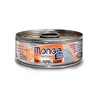Изображение Monge Cat Natural консервы Желтоперый тунец с лососем для кошек 80г от магазина Profzoo