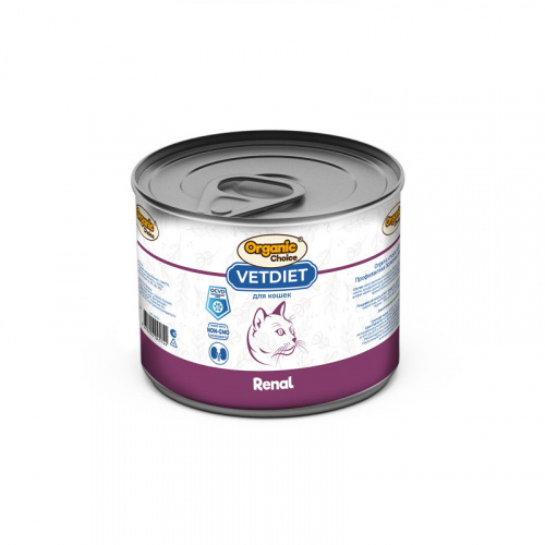 Изображение Organic Сhoice VET консервы Renal профилактика болезней почек для кошек 240г от магазина Profzoo
