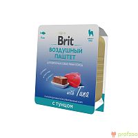 Изображение Brit Premium консервы 100г Воздушный паштет Тунец для собак мини пород от магазина Profzoo