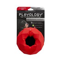 Изображение Playology игр. Жеват.кольцо-многогранник Channel Chew Ring с ароматом говядины красное для собак от магазина Profzoo