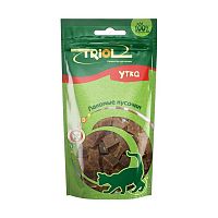 Изображение Лакомые кусочки из утки для кошек 40г Triol от магазина Profzoo