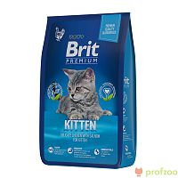 Изображение Brit Premium Cat Kitten Курица для котят 2кг от магазина Profzoo