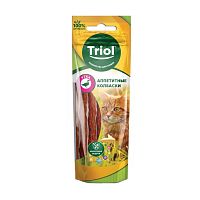 Изображение Аппетитные колбаски из утки для кошек 40г Triol от магазина Profzoo